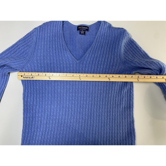 Ann Taylor Womens Sweater Size Small 100% Cashmere Turtleneck Cozy Old Money Y2K - Picture 4 of 9